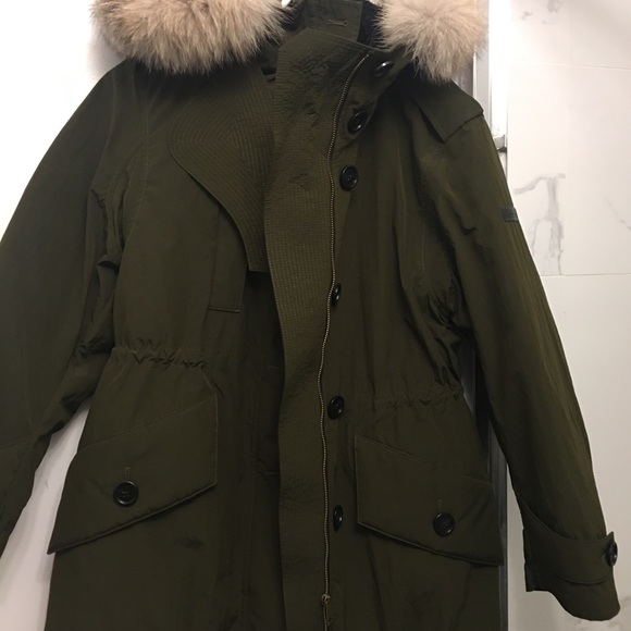 Burberry Ramsford 3 in 1 coat. Olive green. - Picture 2 of 8